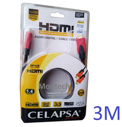 [HDMI 1080P CERTIFICADO] Cable HDMI con filtros magneticos Full HD 3D 1080P 1.5MT